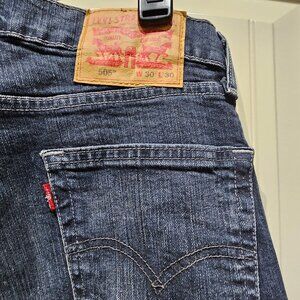 Men's Levi 505 jeans, 30x30, used
